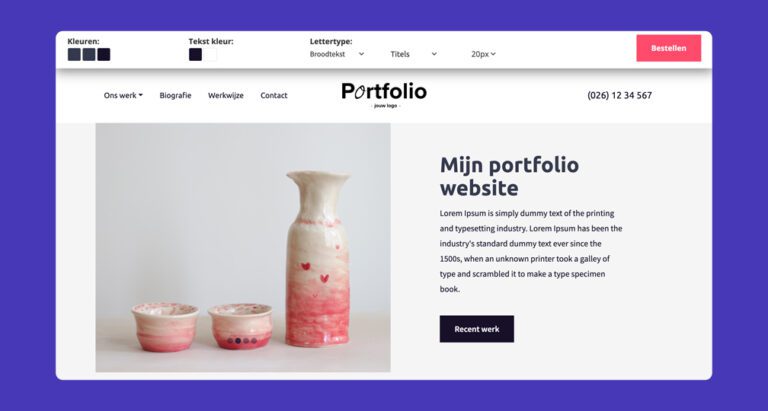 Juli 2022 – Mooiste portfolio website deze maand
